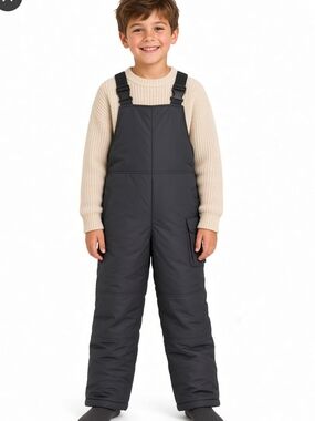 London Fog Unisex Snow Pants Black Size Small (7-8)